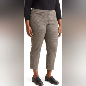 *NWT* Amanda and Chelsea 27 Houndstooth Plaid Pant